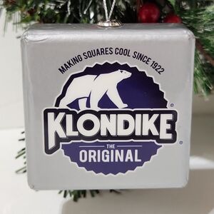 Klondike Ice Cream Bar Original Decoupage Christmas Tree Ornament
